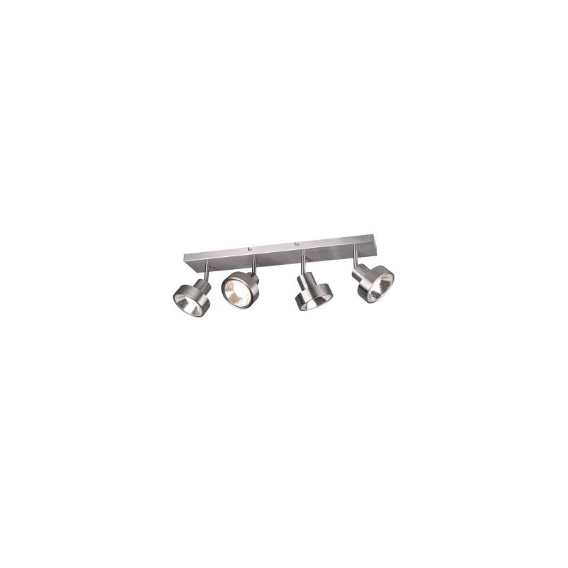 faretto led trio leon 35w 4xgu10 nichel opaco [800700407]