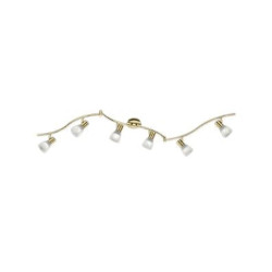 faretto led trio levisto 6x4.9w 470lm ottone opaco [871010608]