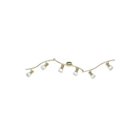 faretto led trio levisto 6x4.9w 470lm ottone opaco [871010608]