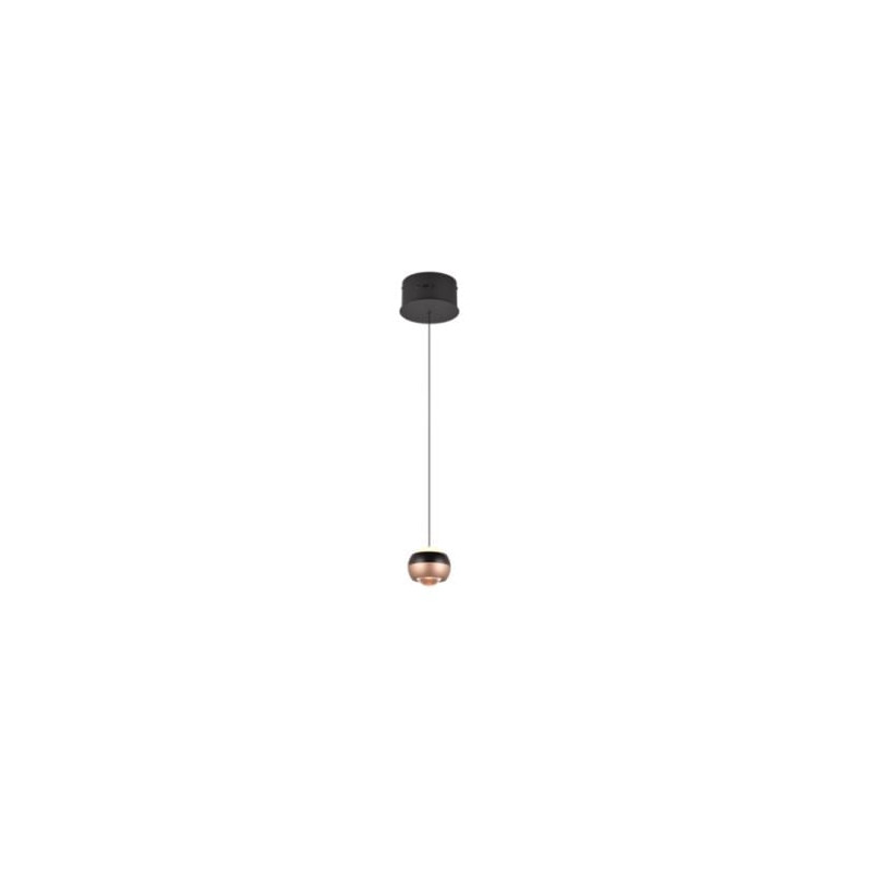 lampada a sospensione trio select orbit 8w 960lm nero opaco [344410132]