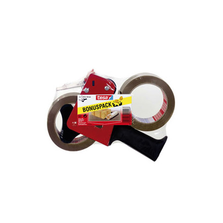 tendinastro + 2rt nastro imballo 66mtx50mm avana tesa [57455-00001-01]