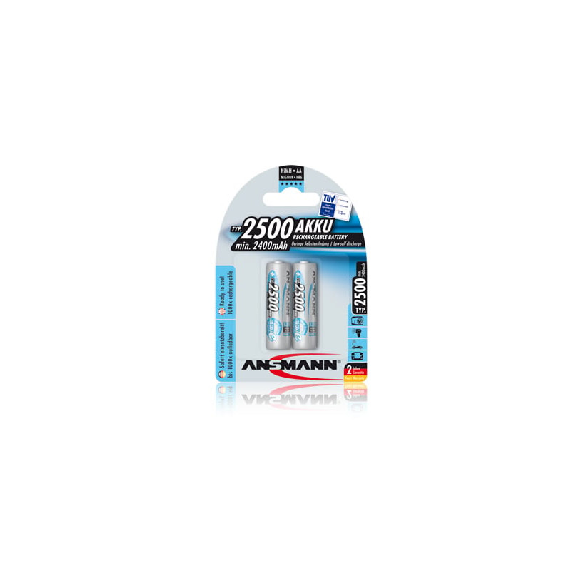 pila ansmann 2 pz. maxe plus numh aa stilo 2500 mah [346682]