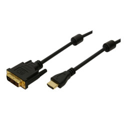 Logilink hdmi-dvi cable hdmi/st -dvi/st black 2m [ch0004]