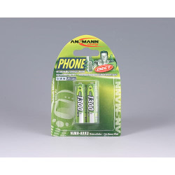 pila ricaricabile ansmann 2 pz. maxe nimh aa stilo 1300 mah [5030802]
