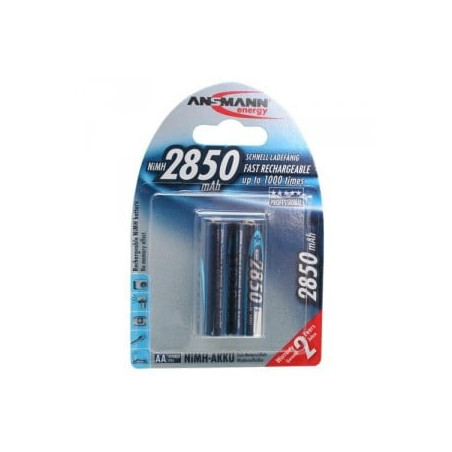 pila ricaricabile ansmann 2 pz. nimh 2850 aa stilo 2650 mah [5035202]