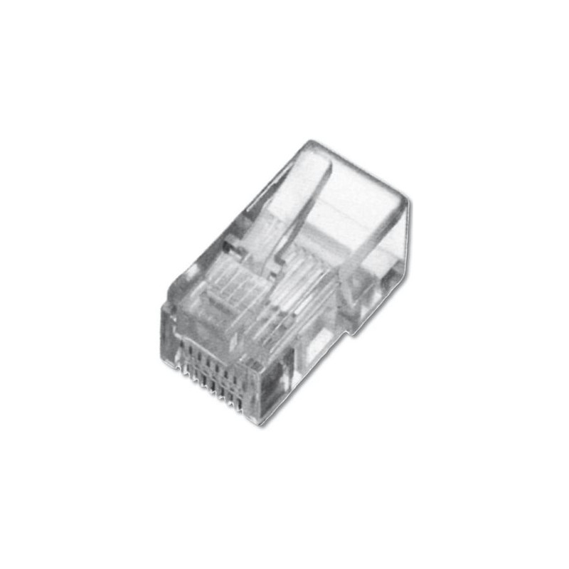 Modularstecker 8p8c f?r rundkabel, geschirmt cat5 [a-mo 8/8 srs]
