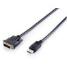 cavo displayport equip su dvi (24+1)(s/s) 2.00m nero[119336]