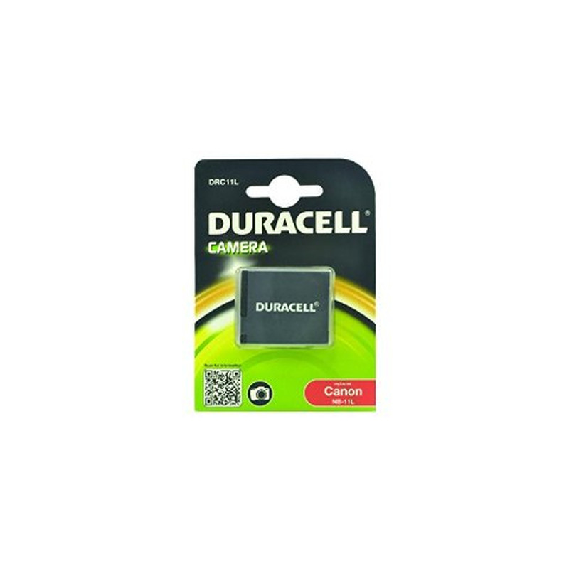batteria duracell li-ion 600 mah per canon nb-11lh [drc11l]