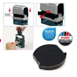 blister 2 tamponcino 6/4642 nero trodat [tr6483-b]