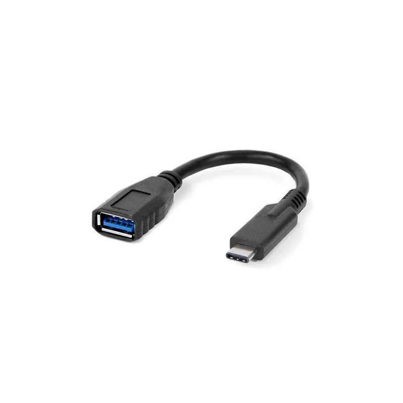 cavo owx usb type-a a usb type-c f/m 14cm nero [owctccadpu3]