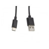 cavo lanberg usb 2.0 m/usb c 2.0 m [ca-usbo-10cc-0018-bk]