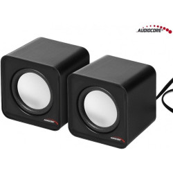 altoparlanti audiocore ac870b 6w usb nero/grigio [ac870b]