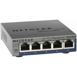 Switch netgear 1000t 5p gs105e prosafe plus [gs105e-200pes]