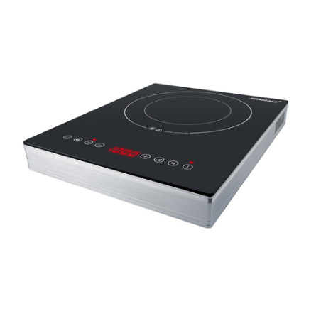 fornello elettrico steba hk 30 nero, acciaio inossidabile superficie