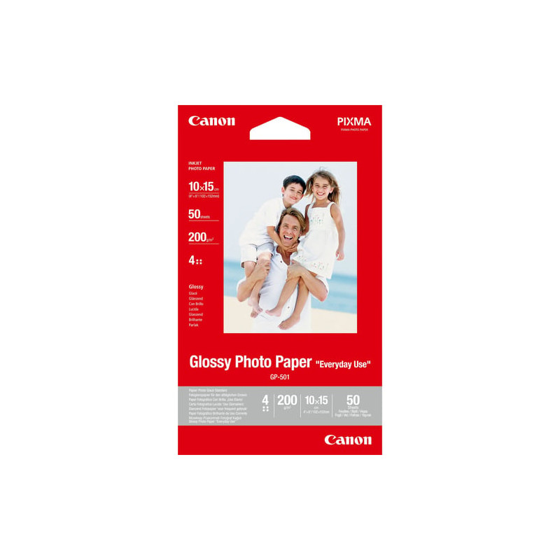 carta fotografica canon gp-501 lucida