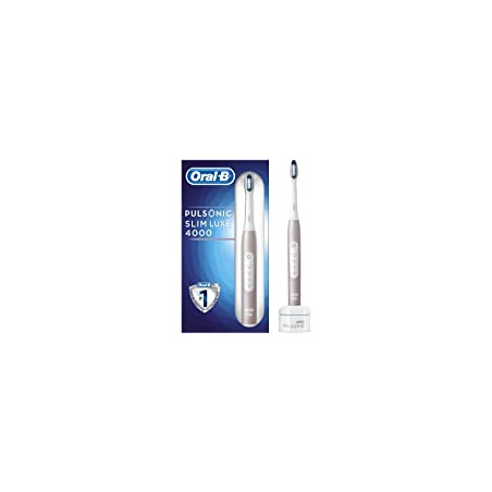 spazzolino elettrico braun oral-b pulsonic slim luxe 4100 oro/rosa