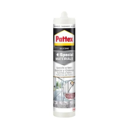 pattex henkel silicone neutro per specchi e vetri trasparente 280ml
