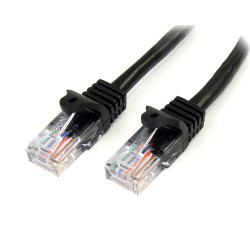 cavo di rete patch startech.com cat5e rj45 5m nero [45pat5mbk]