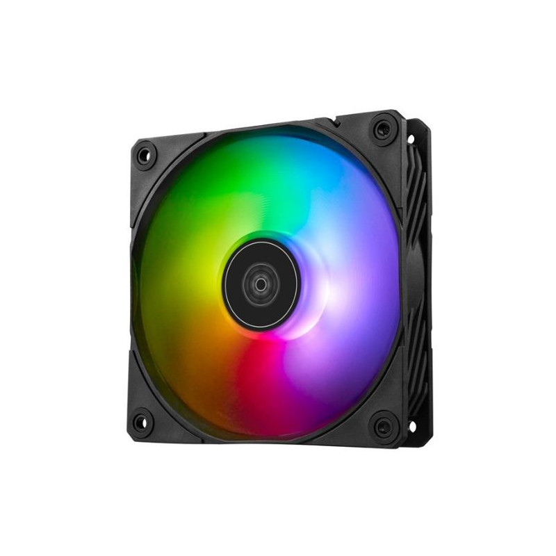 ventola 120x120x25 silverstone trasparente/nero [sst-sf120b-argb]