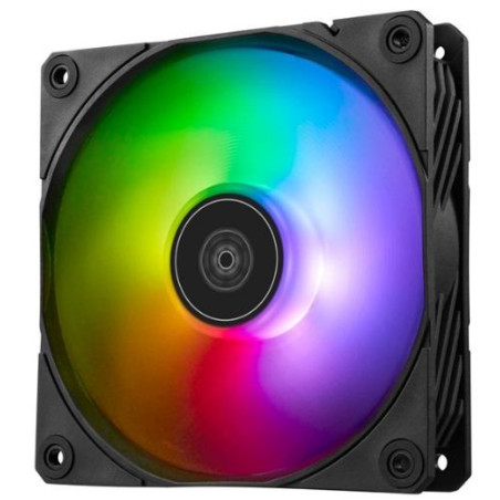 ventola 120x120x25 silverstone trasparente/nero [sst-sf120b-argb]