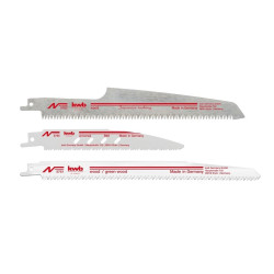 set di lame per sega einhell a sciabola grigio 3pz [49576105]