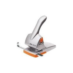 Perforatore rapid 2 fori max 65 fogli hdc65 grigio/arancio [20922603]