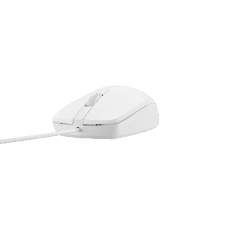 mouse natec ruff 2 cablato optical 1000 dpi bianco [nmy-1988]