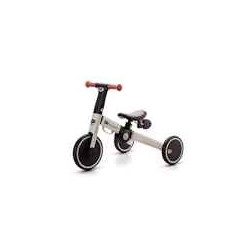 bicicletta senza pedali kinderkraft 4trike per bambini grigio argento