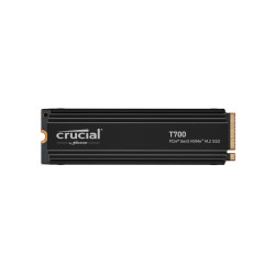 ssd 4tb crucial t700 pci express 5.0 m.2 con dissipatore nero [ct4000t700ssd5]