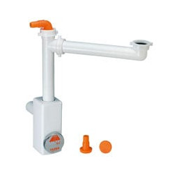 Sifone lavelli 1 via polipropilene lira spazio1 lira [lira ]