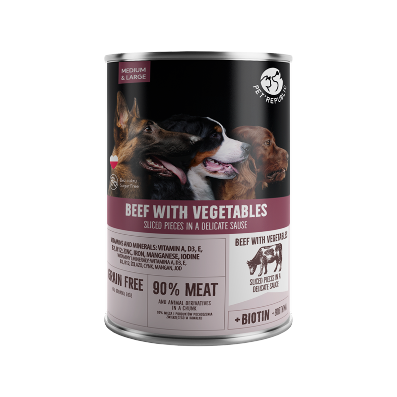 alimento umido petrepublic per cani adulti taglia media e grande