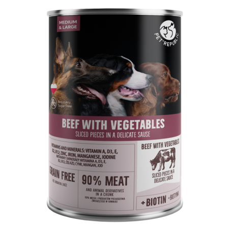 alimento umido petrepublic per cani adulti taglia media e grande