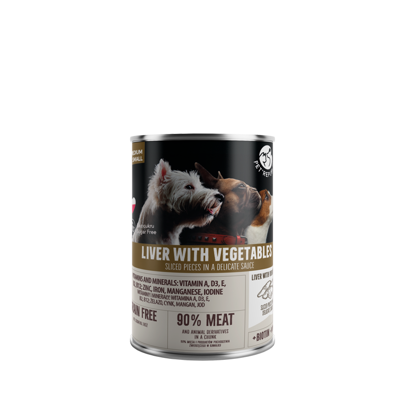 alimento umido petrepublic per cani adulti taglia media e piccola