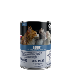 alimento umido petrepublic per gatti adulti trota tagliata bocconcini