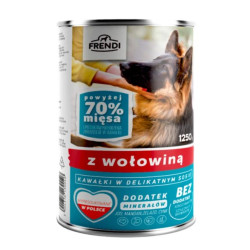 mangime frendi cibo umido per cani: manzo con salsa - 1250g