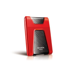Hard disk esterno 2,5 1tb adata usb3.0 hd650 rosso [ahd650-1tu3-crd]