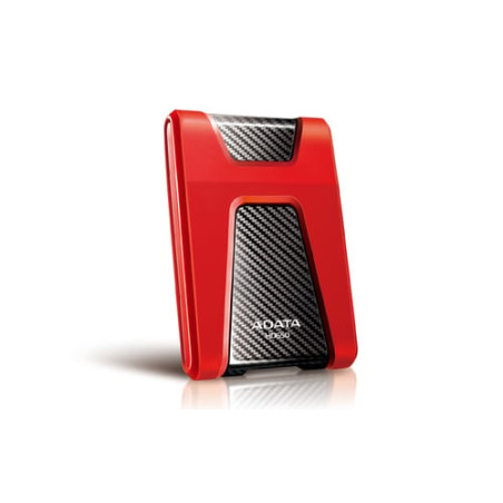 Hard disk esterno 2,5 1tb adata usb3.0 hd650 rosso [ahd650-1tu3-crd]