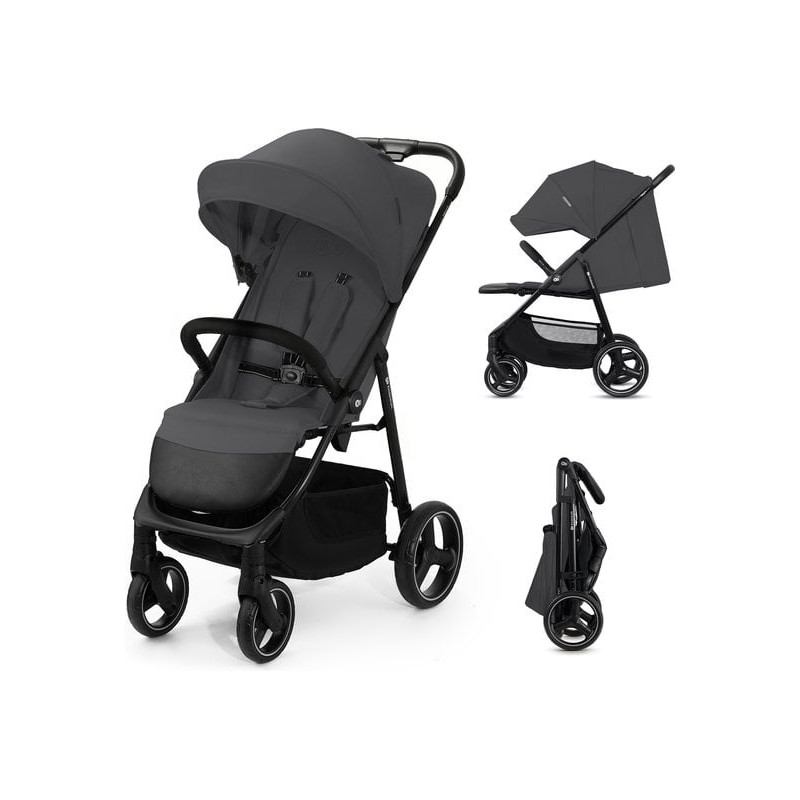 passeggino 4 ruote kinderkraft trig 3 grigio granito [kstrig03gry0000]