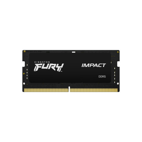 ram so-dimm ddr5 32gb kingston fury impact 6000mhz/1.35v/cl38/nero