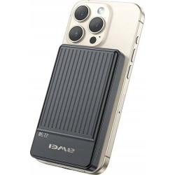 batteria portatile awei powerbank magsafe 10000mah/22.5w nero [azaweuapawe0195]