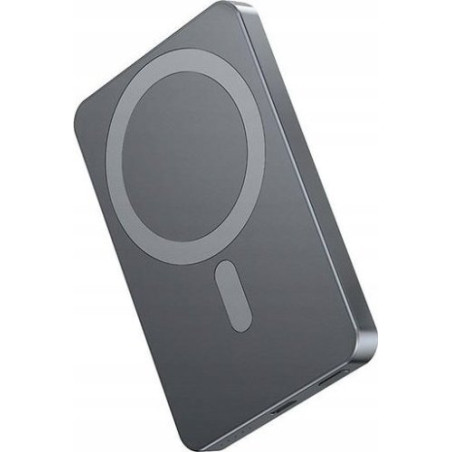batteria portatile awei powerbank magsafe 5000mah/15w grigio [azaweuapawe0196]