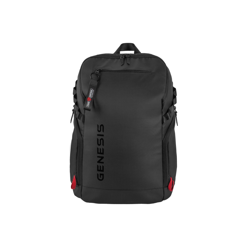 zaino genesis pallad 420 18l per gaming/laptop 15.6'' nero/rosso