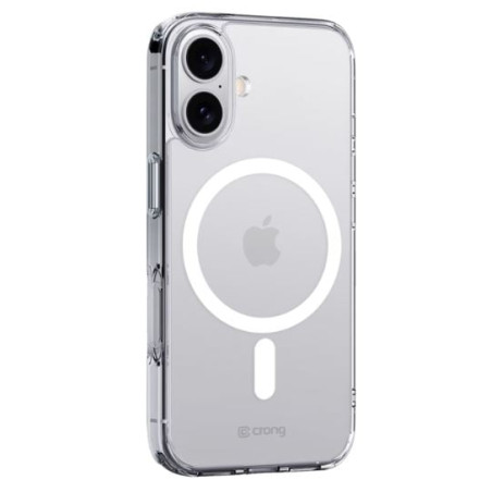 custodia crong con magsafe per iphone 16/anello con 39 magneti trasparente