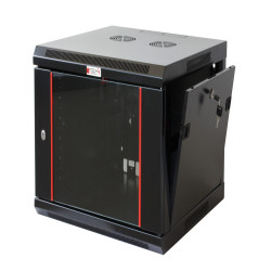 armadio rack 19'' techly a muro 20u 600mm nero