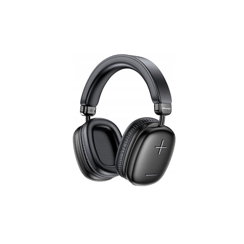 cuffie awei at6 wireless/bluetooth per musica nero [atawehbtawe0255]