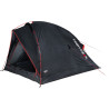tenda da campeggio high peak minitramp 2 2 persone nero/rosso [10151]