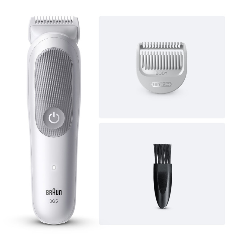 rifinitore braun bg5500 per corpo grigio/bianco [7500435244787]