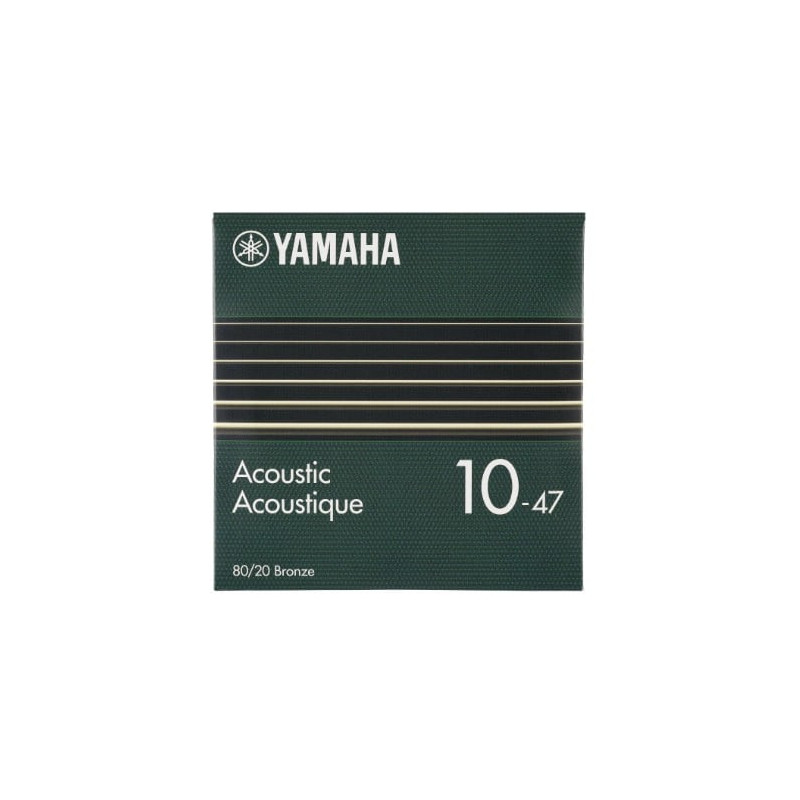corde per chitarra acustica yamaha gsa10 10-47 bronzo 80/20 extra