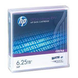 Cartuccia hp lto6 c7976a metal particles 2,5/6,25tb [c7976a]