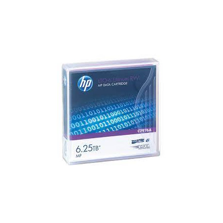 Cartuccia hp lto6 c7976a metal particles 2,5/6,25tb [c7976a]